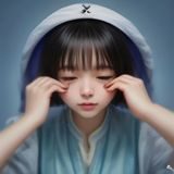 南通视频导航资深编辑陈美琪头像照片，长发，面带微笑，暖色调室内环境自然光照片